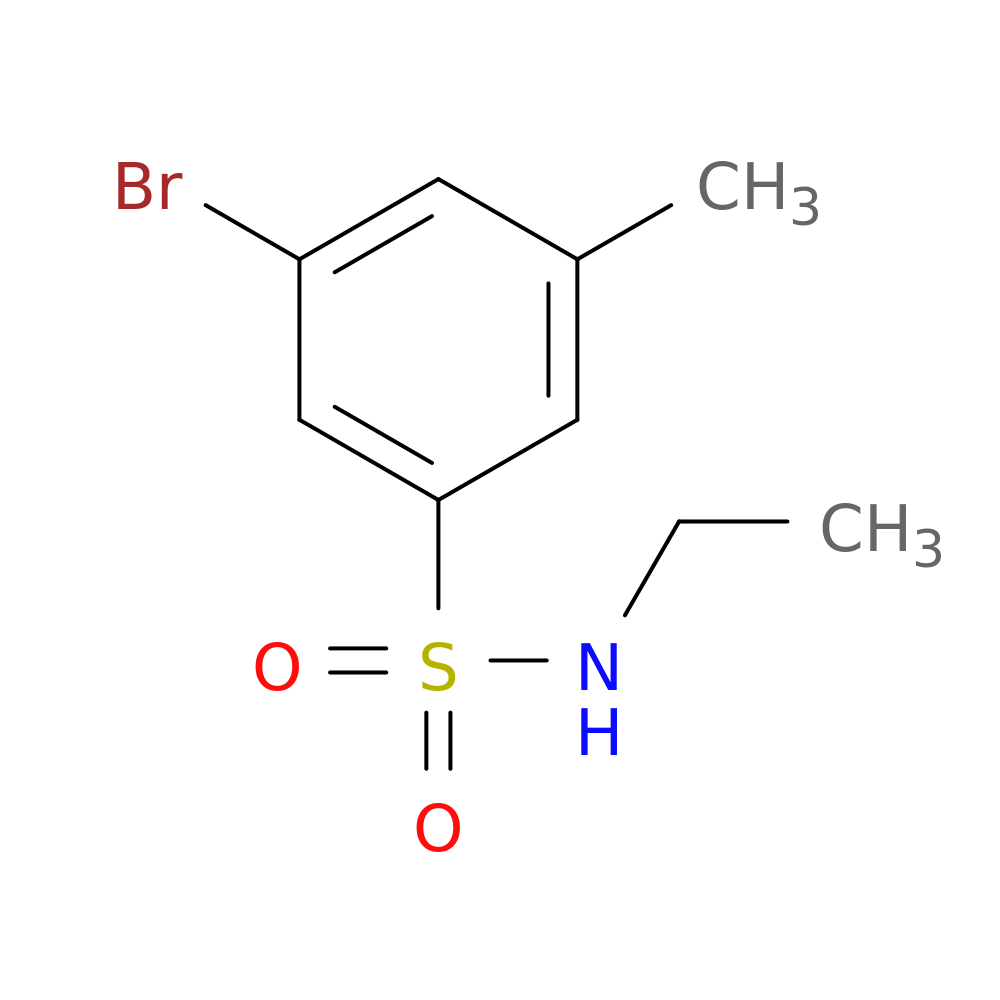N-Ethyl 3-bromo-5-methylbenzenesulfonamide