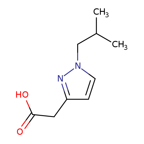 2-(1-Isobutyl-1H-pyrazol-3-yl)acetic acid