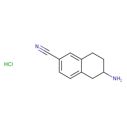 6-amino-5,6,7,8-tetrahydronaphthalene-2-carbonitrilehydrochloride