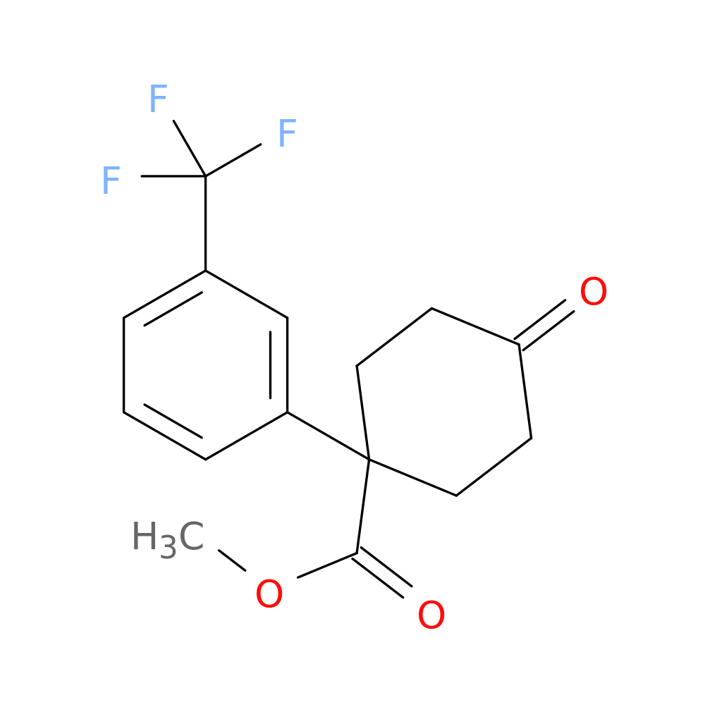 Methyl 4-oxo-1-[3-(trifluoromethyl)phenyl]cyclohexanecarboxylate