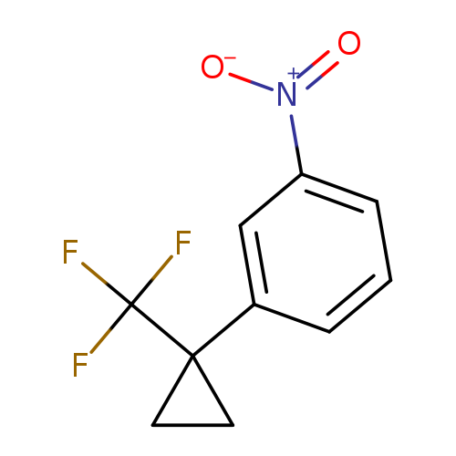 1-nitro-3-[1-(trifluoromethyl)cyclopropyl]benzene