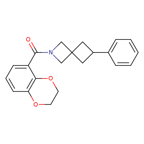 2-(2,3-dihydro-1,4-benzodioxine-5-carbonyl)-6-phenyl-2-azaspiro[3.3]heptane
