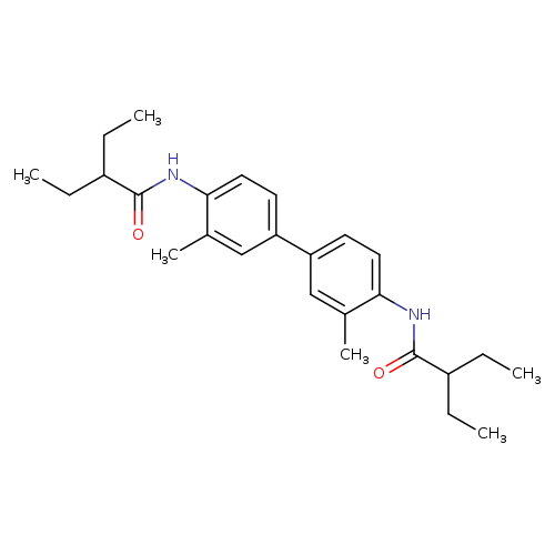 2-ethyl-N-{4'-[(2-ethylbutanoyl)amino]-3,3'-dimethyl[1,1'-biphenyl]-4-yl}butanamide
