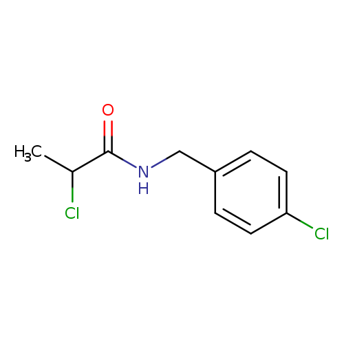 2-chloro-N-[(4-chlorophenyl)methyl]propanamide