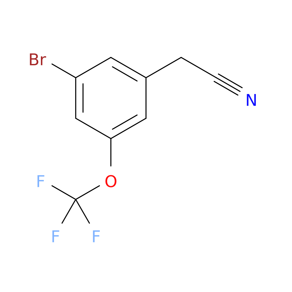 2-(3-Bromo-5-(trifluoromethoxy)phenyl)acetonitrile