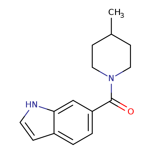 6-(4-methylpiperidine-1-carbonyl)-1H-indole