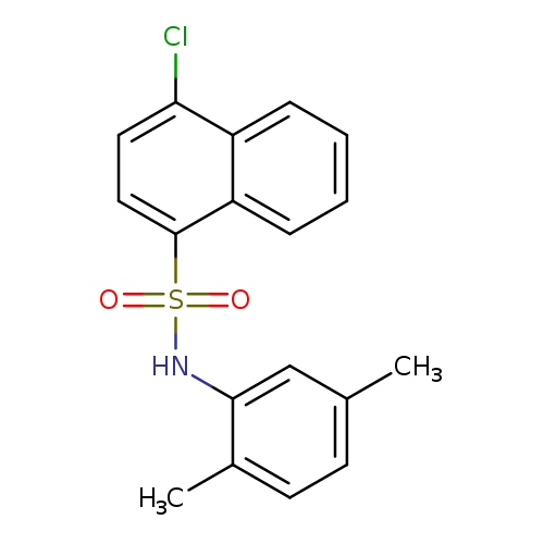 4-chloro-N-(2,5-dimethylphenyl)naphthalene-1-sulfonamide