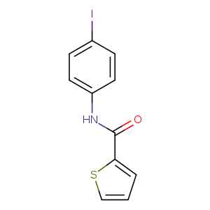 2-Thiophenecarboxamide,N-(4-iodophenyl)-