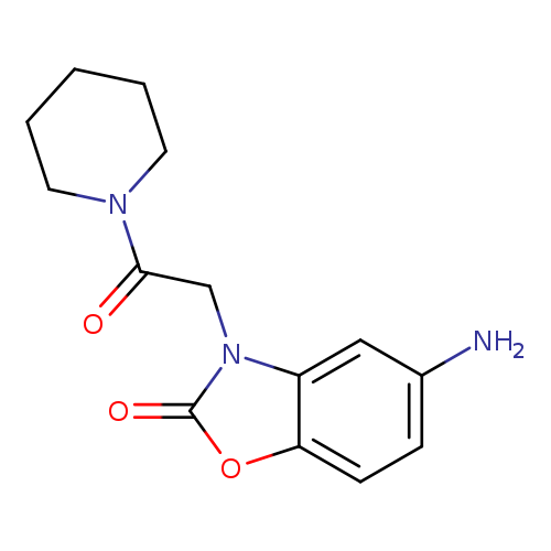 5-amino-3-[2-oxo-2-(piperidin-1-yl)ethyl]-2,3-dihydro-1,3-benzoxazol-2-one