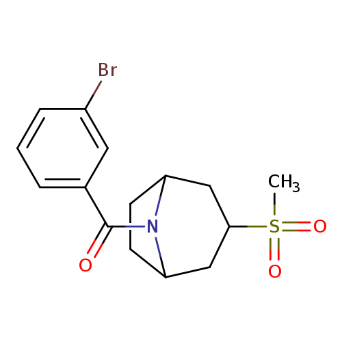 8-(3-bromobenzoyl)-3-methanesulfonyl-8-azabicyclo[3.2.1]octane