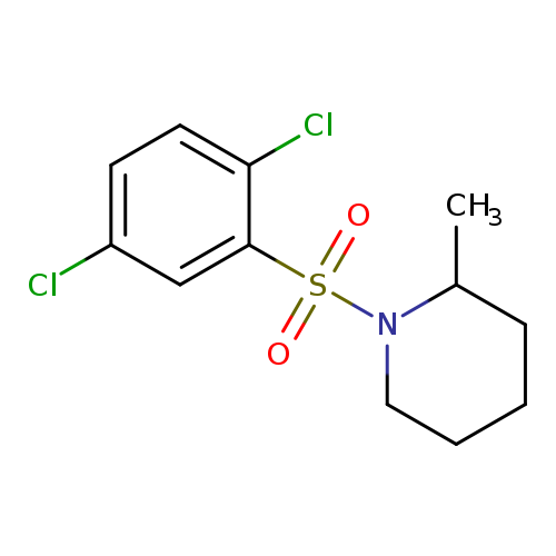 1-[(2,5-dichlorophenyl)sulfonyl]-2-methylpiperidine