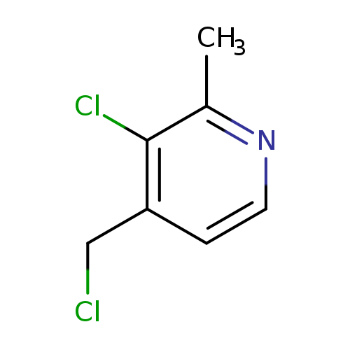3-chloro-4-(chloromethyl)-2-methylpyridine