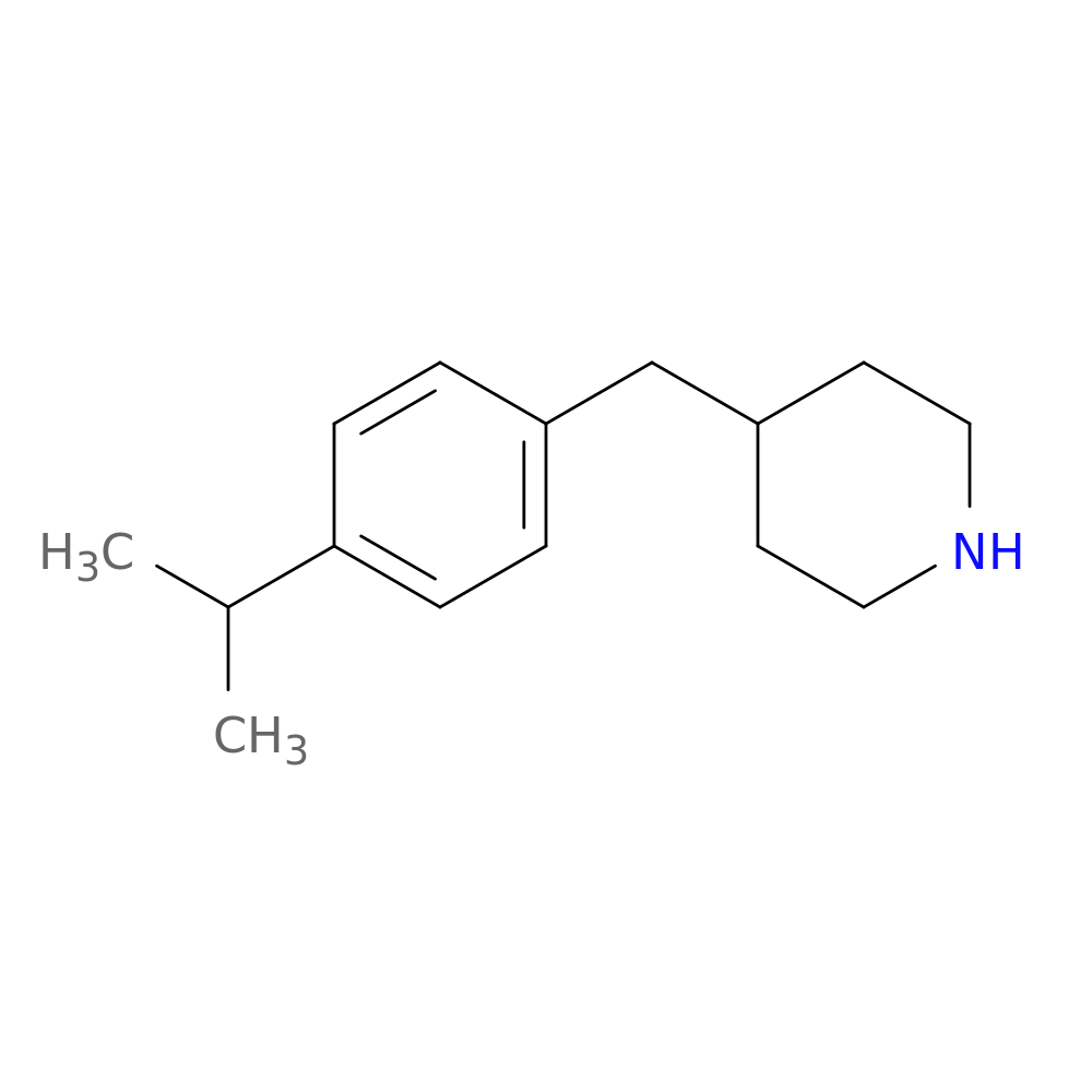 4-([4-(Propan-2-yl)phenyl]methyl)piperidine