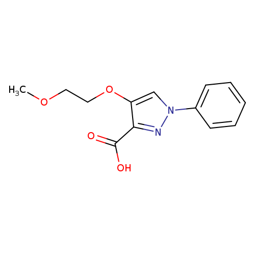 4-(2-methoxyethoxy)-1-phenyl-1H-pyrazole-3-carboxylic acid