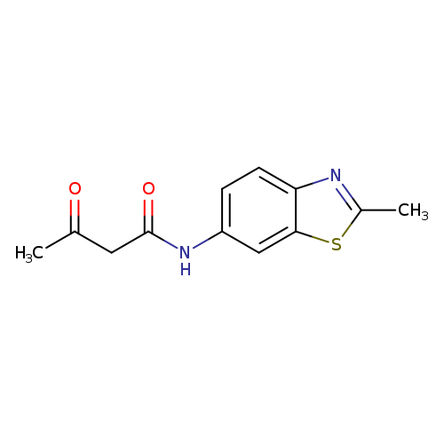 N-(2-methyl-1,3-benzothiazol-6-yl)-3-oxobutanamide