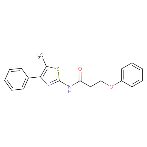 N-(5-methyl-4-phenyl-1,3-thiazol-2-yl)-3-phenoxypropanamide