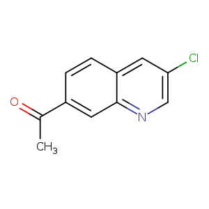 1-(3-chloroquinolin-7-yl)ethanone