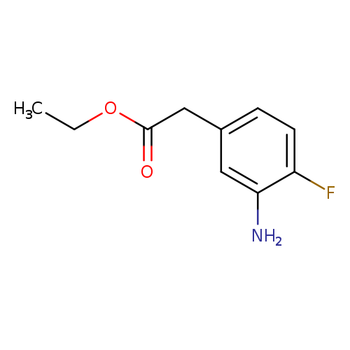Benzeneacetic acid, 3-amino-4-fluoro-, ethyl ester