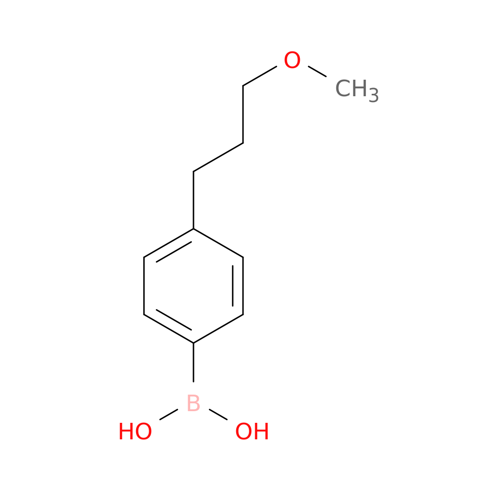 [4-(3-methoxypropyl)phenyl]boronic acid