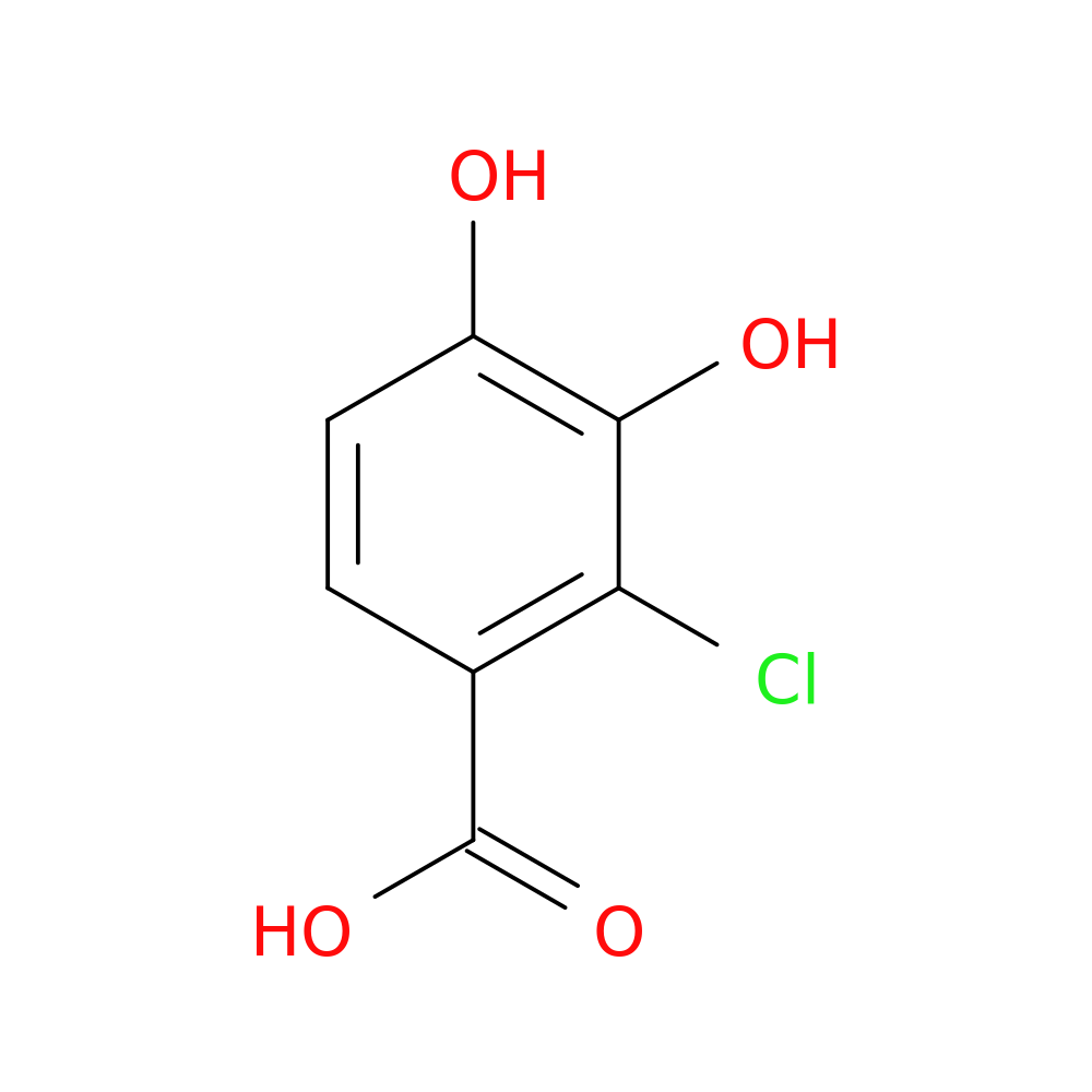 2-Chloro-3,4-dihydroxybenzoic acid