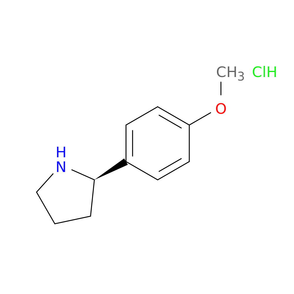 (R)-2-(4-Methoxyphenyl)pyrrolidine hydrochloride