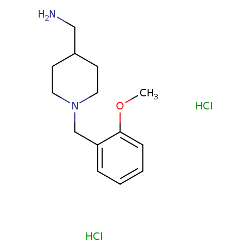 1-{1-[(2-methoxyphenyl)methyl]piperidin-4-yl}methanamine dihydrochloride