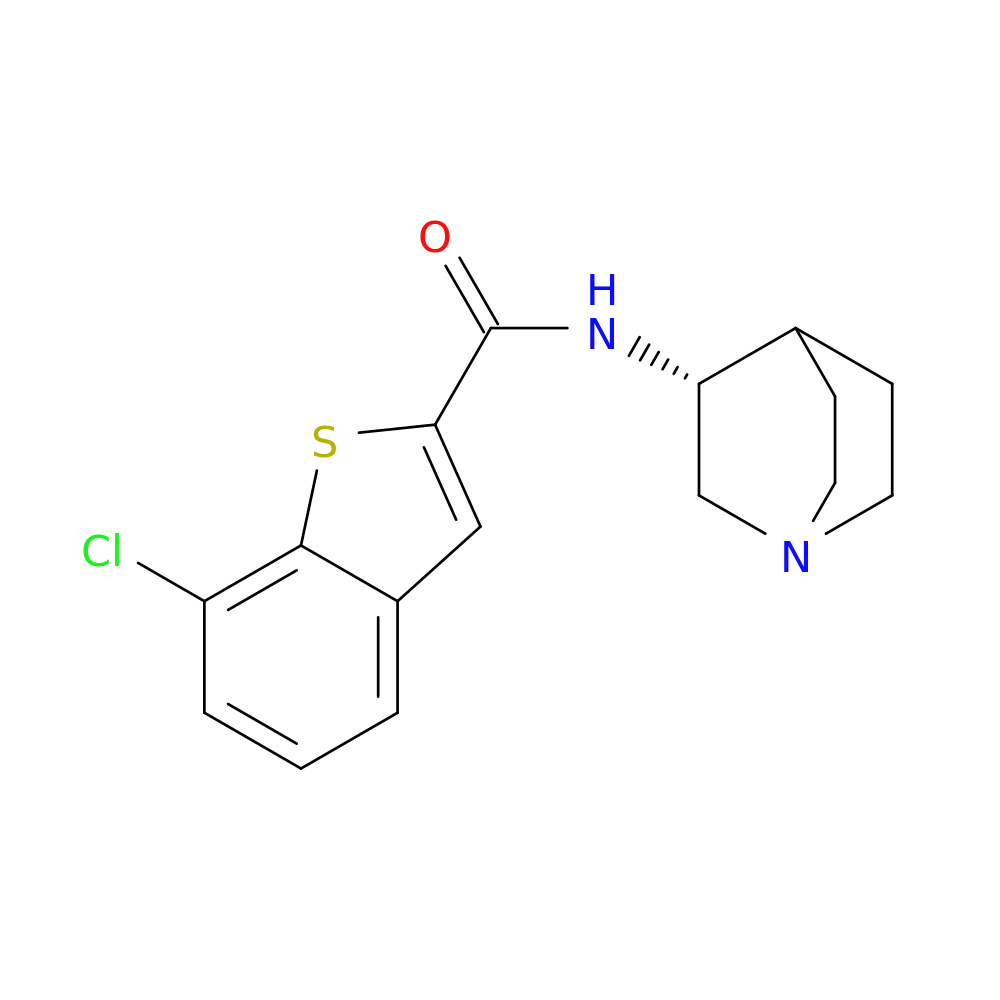 (R)-7-Chloro-N-(quinuclidin-3-yl)benzo[b]thiophene-2-carboxamide