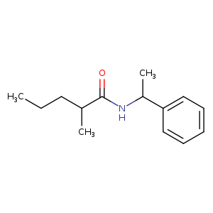 2-methyl-N-(1-phenylethyl)pentanamide
