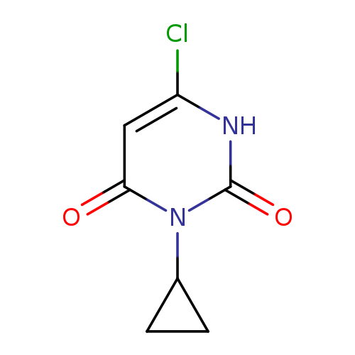 "6-chloro-3-cyclopropyl-1,2,3,4-tetrahydropyrimidine-2,4-dione"