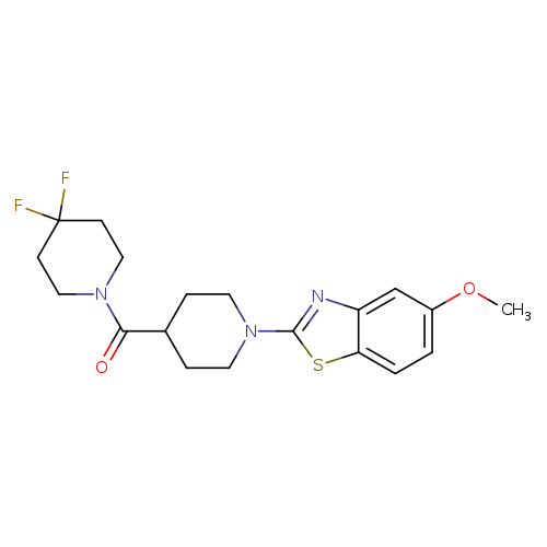 2-[4-(4,4-difluoropiperidine-1-carbonyl)piperidin-1-yl]-5-methoxy-1,3-benzothiazole
