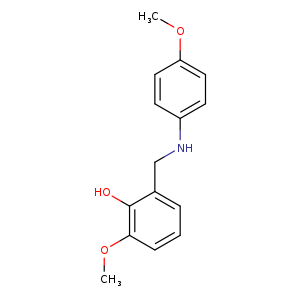 2-Methoxy-6-([(4-methoxyphenyl)amino]methyl)phenol