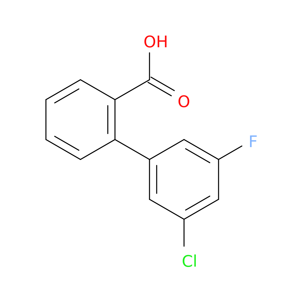 2-(3-Chloro-5-fluorophenyl)benzoic acid