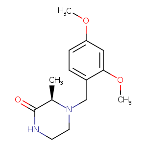 2-Piperazinone, 4-[(2,4-dimethoxyphenyl)methyl]-3-methyl-, (3R)-