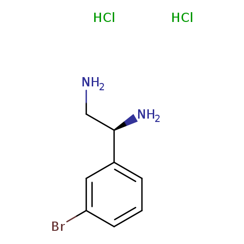 (S)-1-(3-Bromophenyl)ethane-1,2-diaminedihydrochloride
