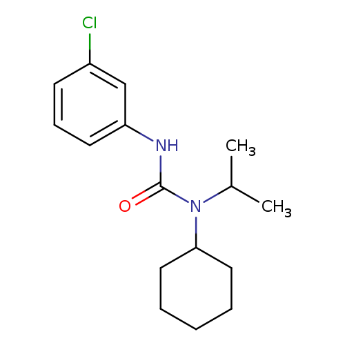 3-(3-chlorophenyl)-1-cyclohexyl-1-(propan-2-yl)urea
