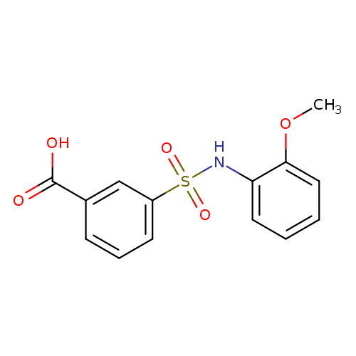 3-[(2-methoxyphenyl)sulfamoyl]benzoic acid