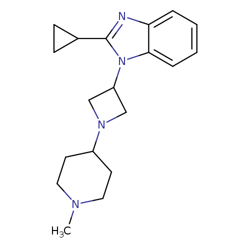 2-cyclopropyl-1-[1-(1-methylpiperidin-4-yl)azetidin-3-yl]-1H-1,3-benzodiazole