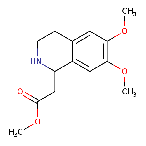 Methyl 2-(6,7-dimethoxy-1,2,3,4-tetrahydroisoquinolin-1-yl)acetate