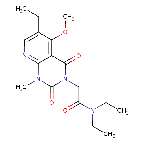 N,N-diethyl-2-{6-ethyl-5-methoxy-1-methyl-2,4-dioxo-1H,2H,3H,4H-pyrido[2,3-d]pyrimidin-3-yl}acetamide