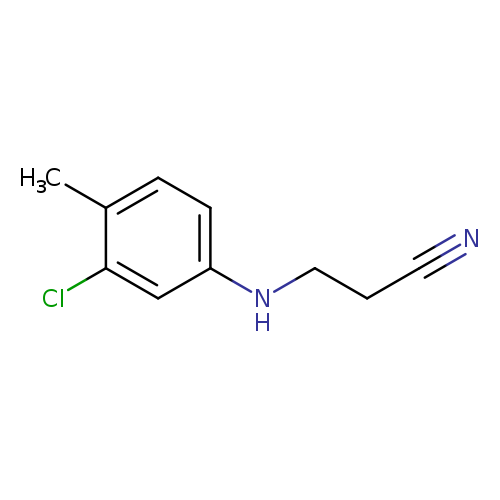 3-[(3-chloro-4-methylphenyl)amino]propanenitrile