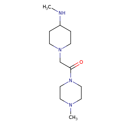 2-[4-(Methylamino)piperidin-1-yl]-1-(4-methylpiperazin-1-yl)ethan-1-one