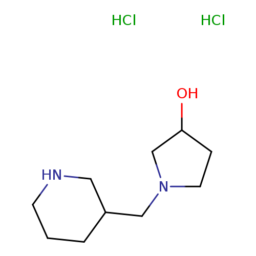 1-(Piperidin-3-ylmethyl)pyrrolidin-3-ol dihydrochloride