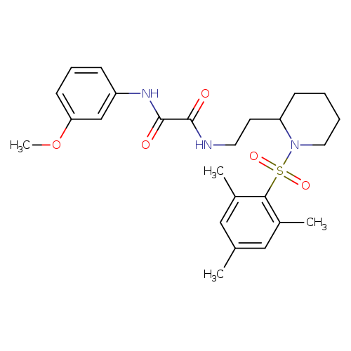 N'-(3-methoxyphenyl)-N-{2-[1-(2,4,6-trimethylbenzenesulfonyl)piperidin-2-yl]ethyl}ethanediamide