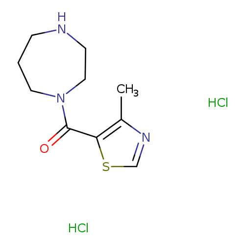 1-(4-methyl-1,3-thiazole-5-carbonyl)-1,4-diazepane dihydrochloride