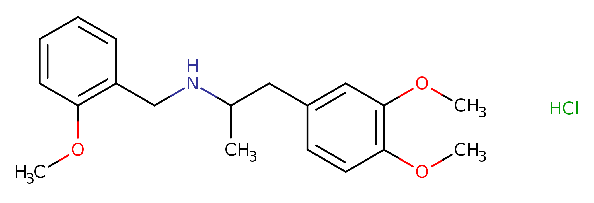 3,4-dimethoxy-N-[(2-methoxyphenyl)methyl]-α-methyl-benzeneethanamine,monohydrochloride
