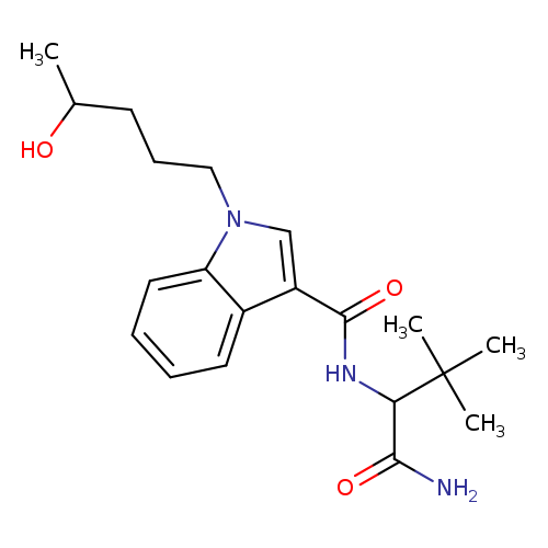 N-(1-amino-3,3-dimethyl-1-oxobutan-2-yl)-1-(4-hydroxypentyl)-1H-indole-3-carboxamide