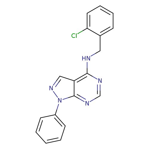 N-[(2-chlorophenyl)methyl]-1-phenyl-1H-pyrazolo[3,4-d]pyrimidin-4-amine