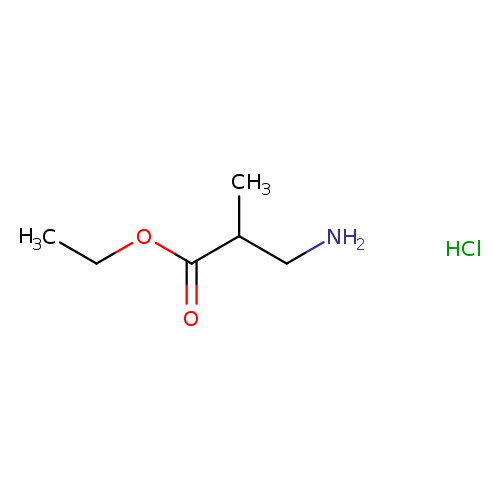 Propanoic acid, 3-amino-2-methyl-, ethyl ester, hydrochloride (1:1)