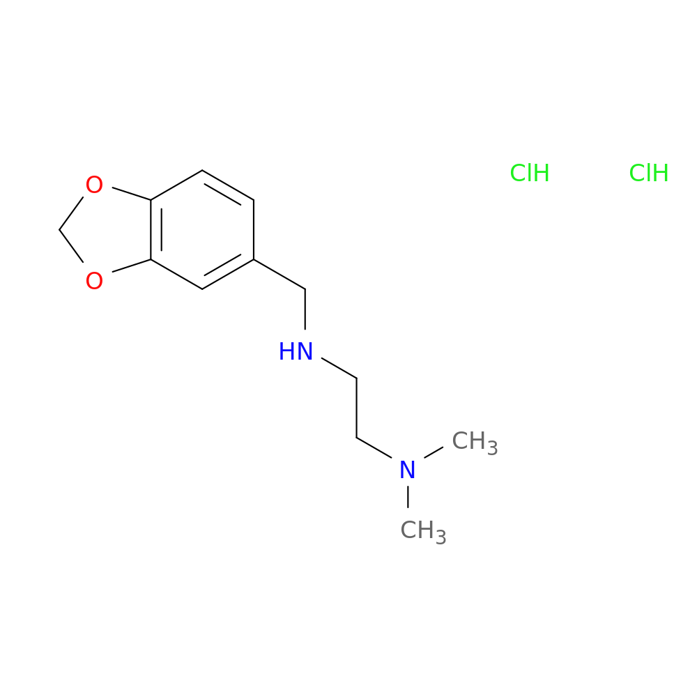 [(1,3-dioxaindan-5-yl)methyl][2-(dimethylamino)ethyl]amine dihydrochloride