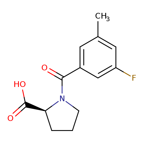 (2S)-1-(3-Fluoro-5-methylbenzoyl)pyrrolidine-2-carboxylic acid